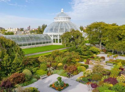 New York Botanical Garden's Perennial Garden by the Enid A. Haupt Conservatory - Credit: Courtesy of NYBG